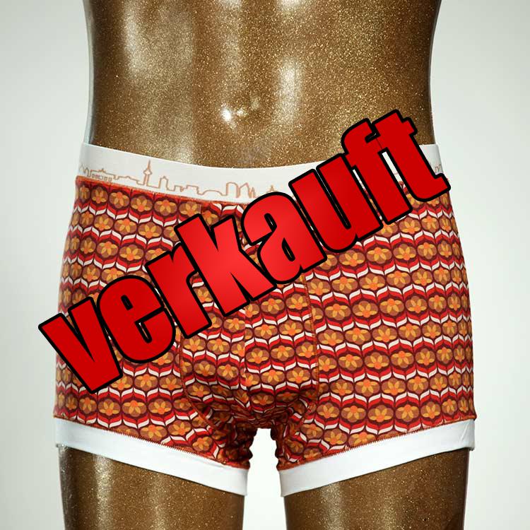 bunter nachhaltiger schöner attraktiver Herrenshort, Unterwäsche aus Biobaumwolle für Herren
