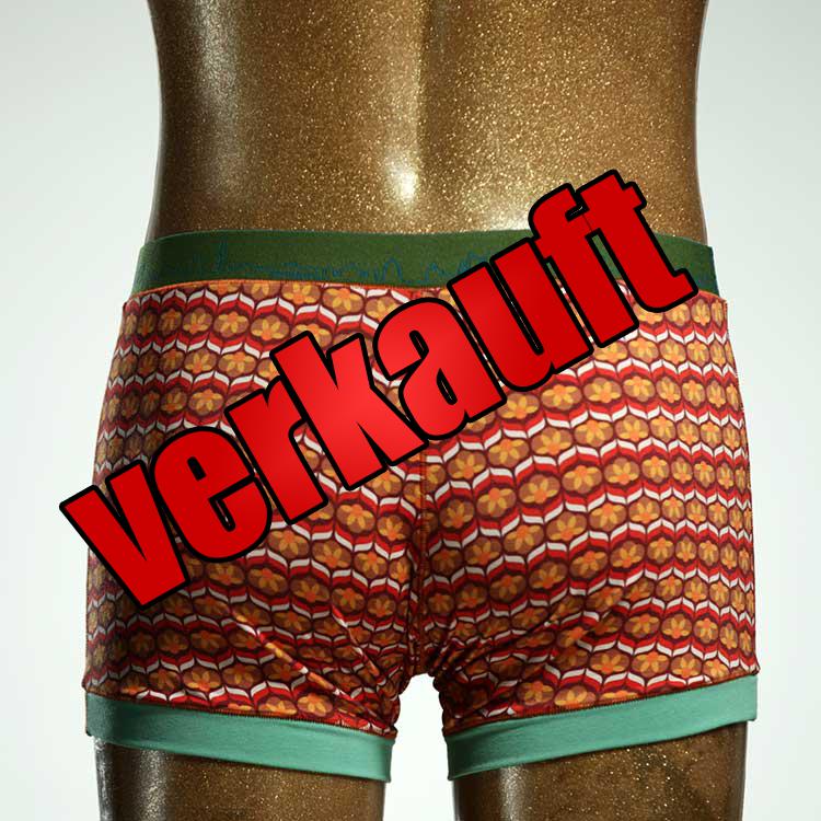 handgemachter süßer bunter sexy Herrenshort, Unterwäsche aus Biobaumwolle für Herren