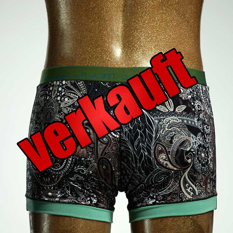 ökologischer schöner  gemusterter Herrenshort, Unterwäsche aus Biobaumwolle für Herren