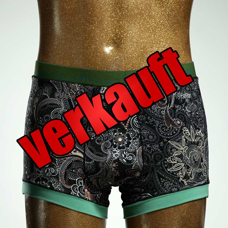 ökologischer schöner  gemusterter Herrenshort, Unterwäsche aus Biobaumwolle für Herren