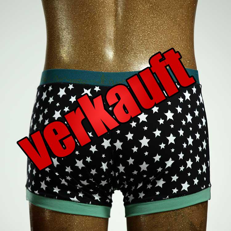 gemusterter handgemachter preiswerter schöner Herrenshort, Unterwäsche aus Biobaumwolle für Herren
