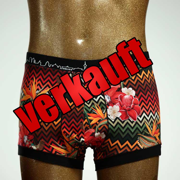 attraktiver bunter  bequemer Herrenshort, Unterwäsche aus Biobaumwolle für Herren