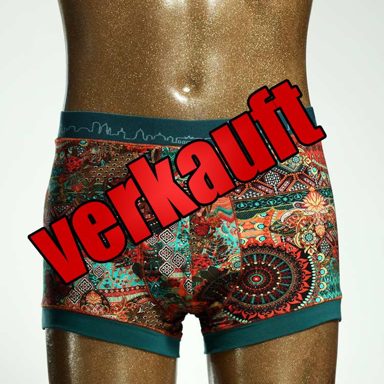 preiswerter günstiger ökologischer handgemachter Herrenshort, Unterwäsche aus Biobaumwolle für Herren