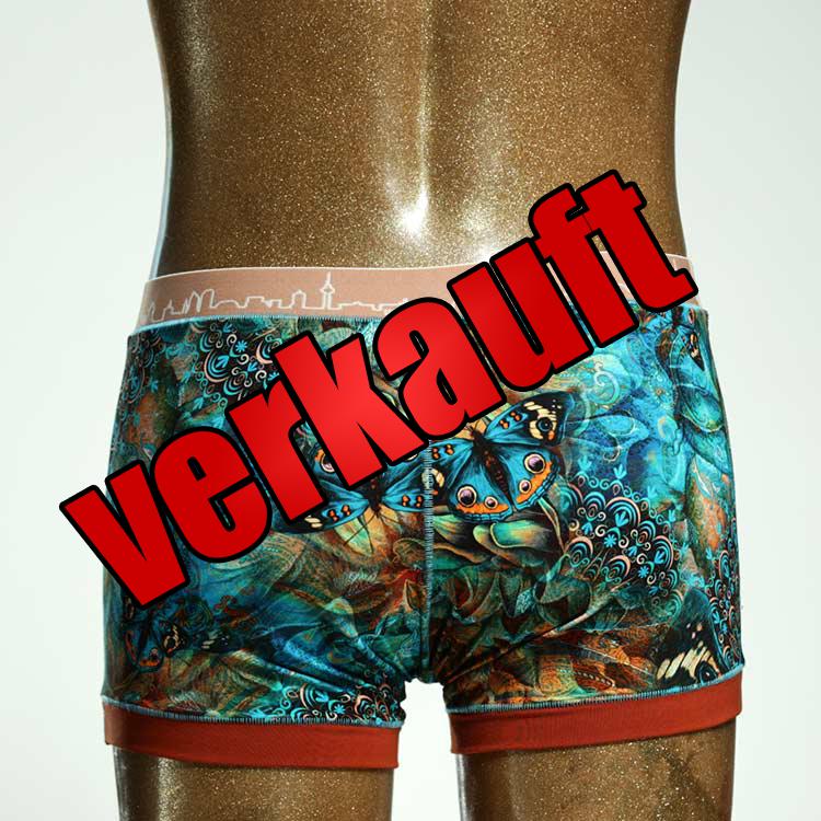 handgemachter preiswerter schöner ökologischer Herrenshort, Unterwäsche aus Biobaumwolle für Herren