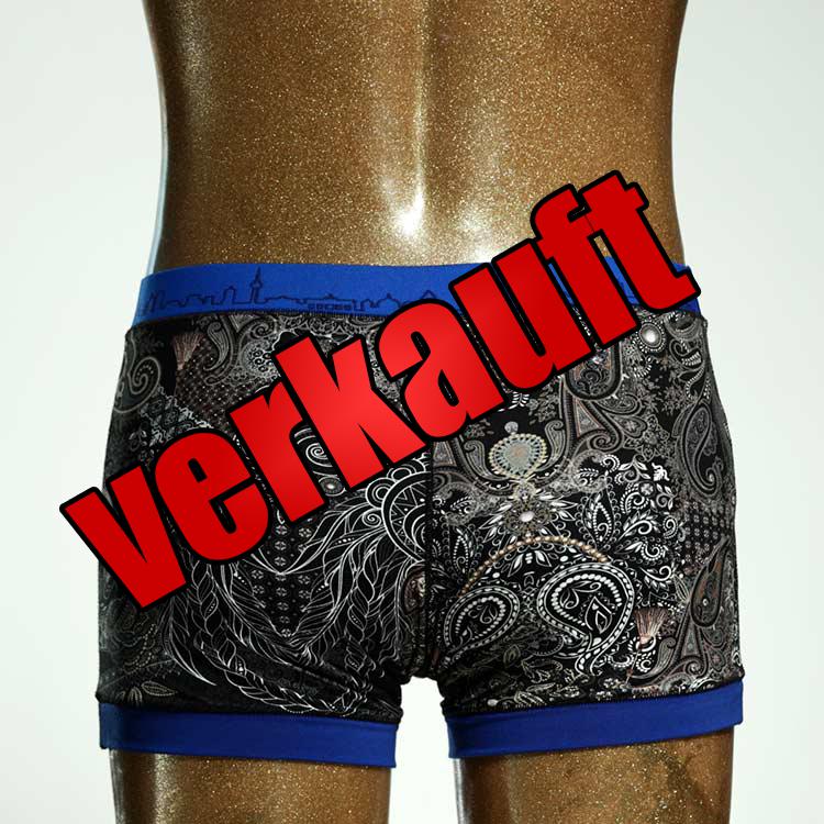 farbiger sexy gemusterter schöner Herrenshort, Unterwäsche aus Biobaumwolle für Herren