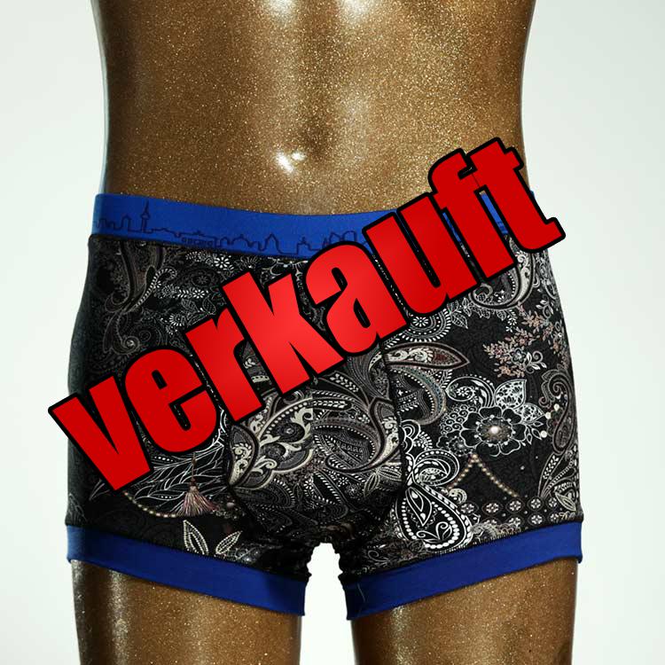 farbiger sexy gemusterter schöner Herrenshort, Unterwäsche aus Biobaumwolle für Herren