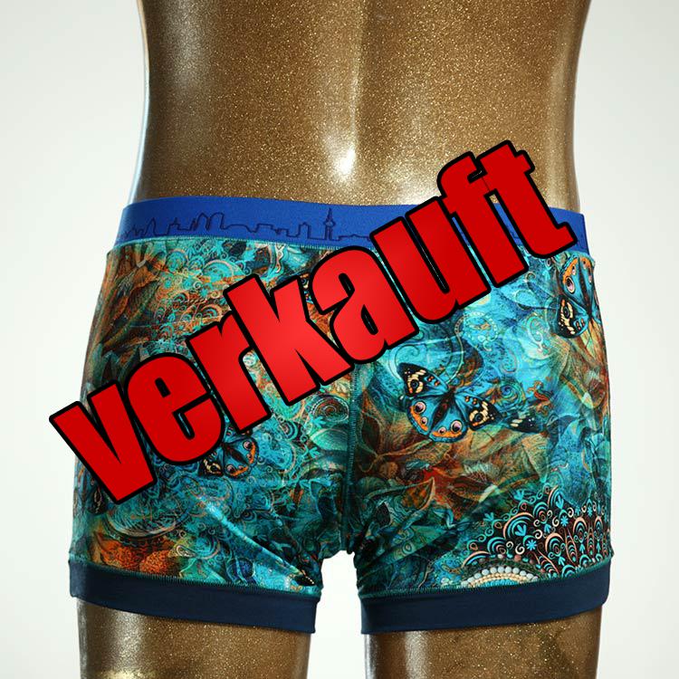 farbiger süßer gemusterter ökologischer Herrenshort, Unterwäsche aus Biobaumwolle für Herren