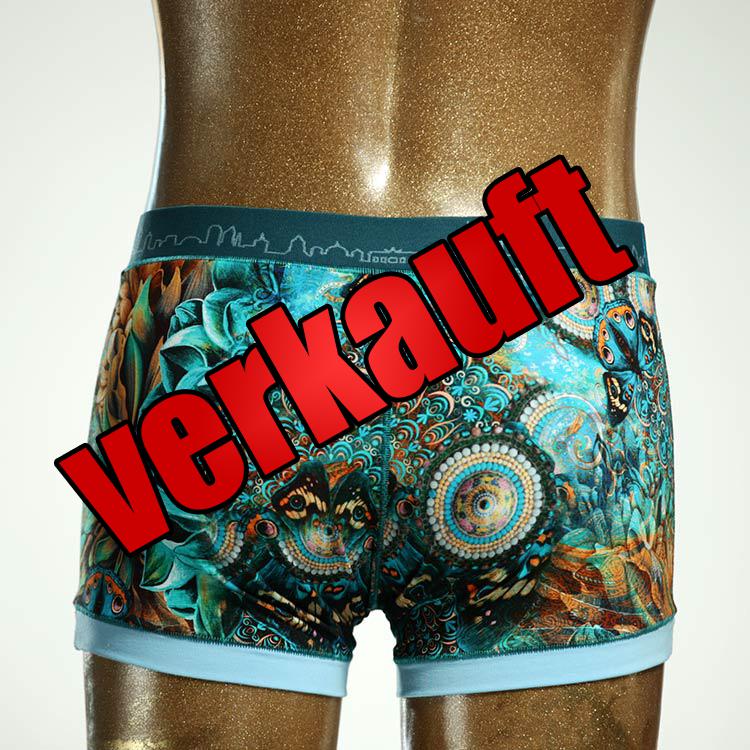 farbiger günstiger  gemusterter Herrenshort, Unterwäsche aus Biobaumwolle für Herren