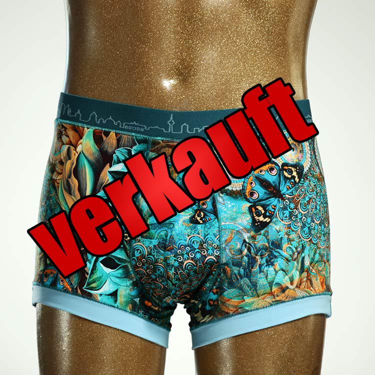 farbiger günstiger  gemusterter Herrenshort, Unterwäsche aus Biobaumwolle für Herren