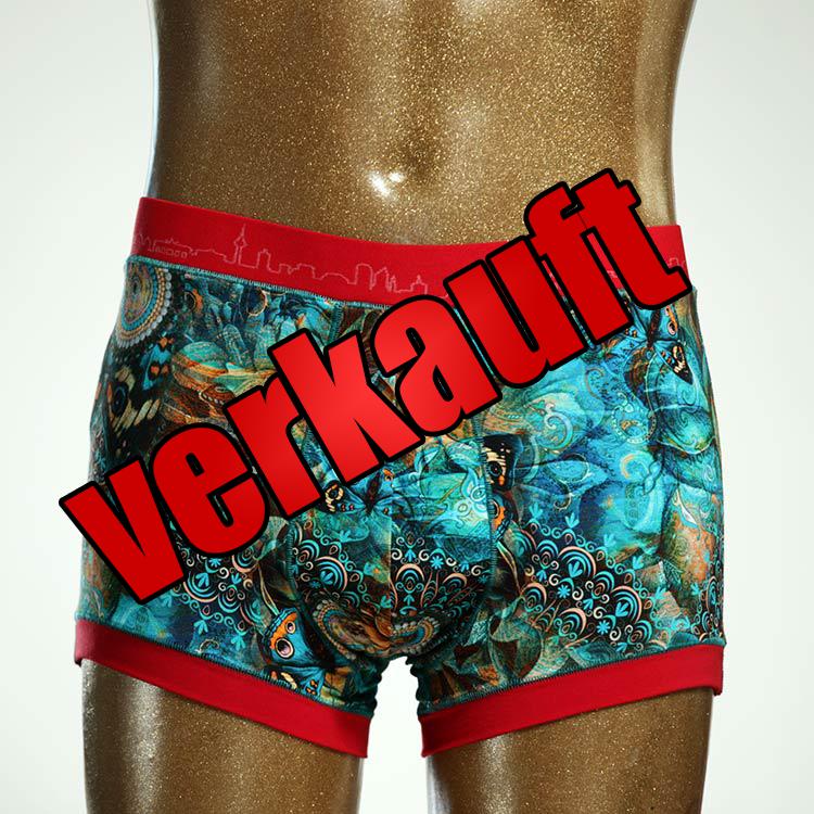 farbiger süßer gemusterter schöner Herrenshort, Unterwäsche aus Biobaumwolle für Herren