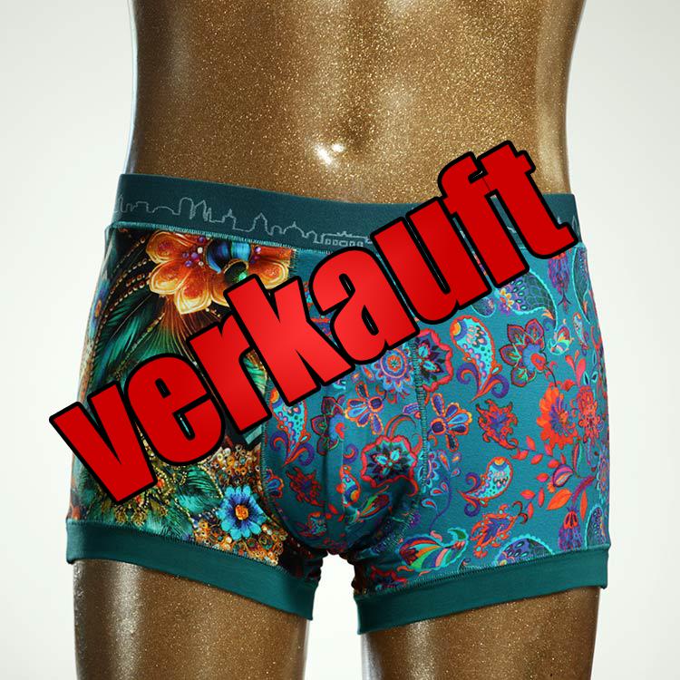 nachhaltiger bunter attraktiver günstiger Herrenshort, Unterwäsche aus Biobaumwolle für Herren