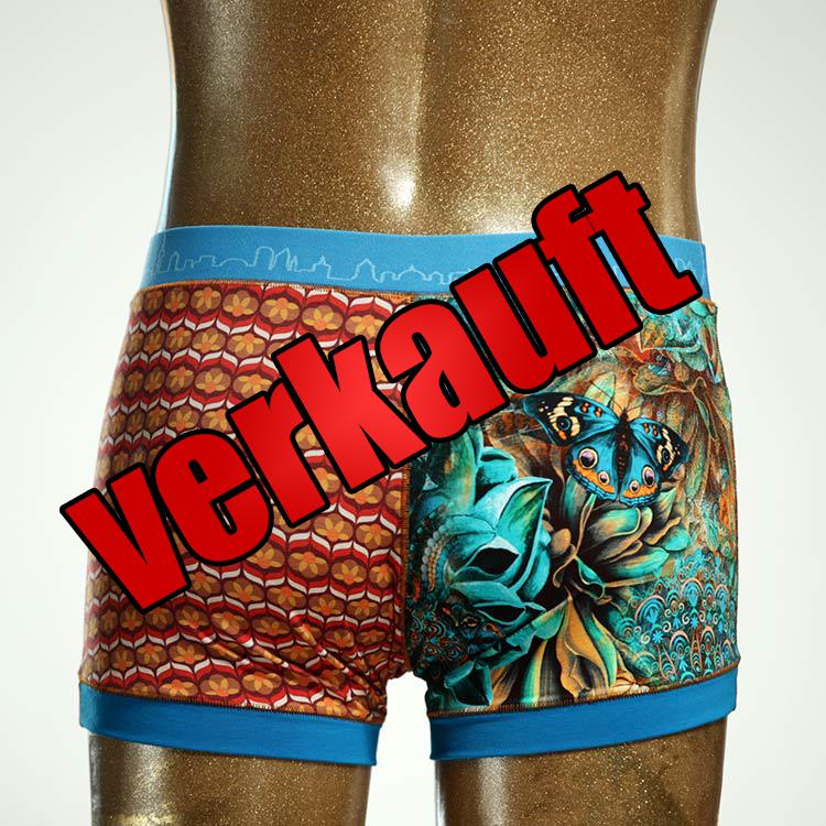 attraktiver ökologischer gemusterter schöner Herrenshort, Unterwäsche aus Biobaumwolle für Herren