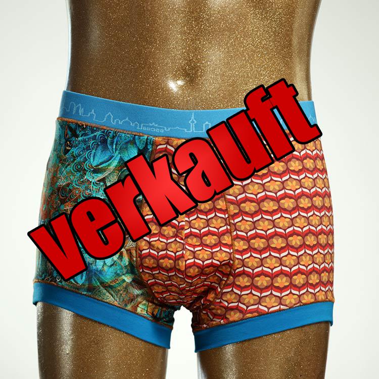 attraktiver ökologischer gemusterter schöner Herrenshort, Unterwäsche aus Biobaumwolle für Herren