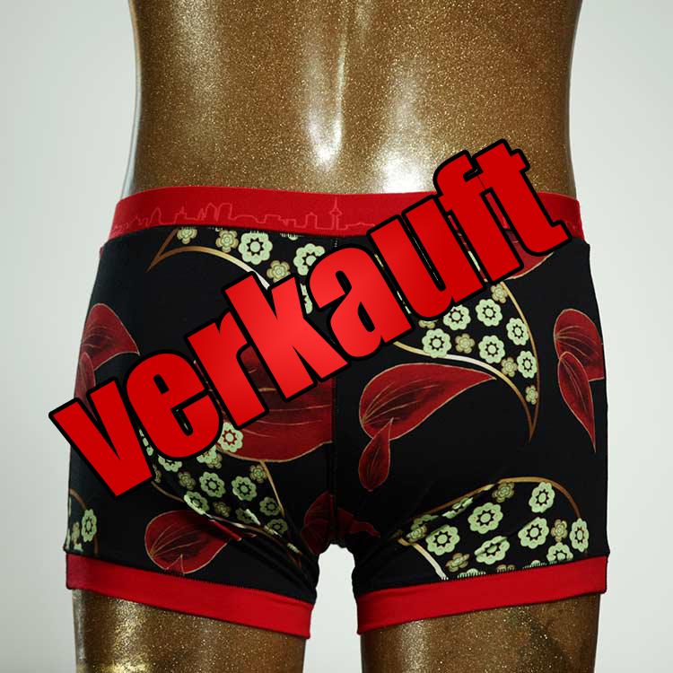 gemusterter sexy schöner nachhaltiger Herrenshort, Unterwäsche aus Biobaumwolle für Herren