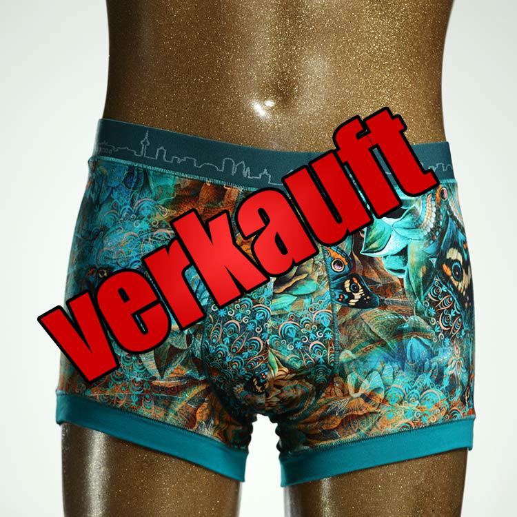 gemusterter süßer bunter farbiger Herrenshort, Unterwäsche aus Biobaumwolle für Herren