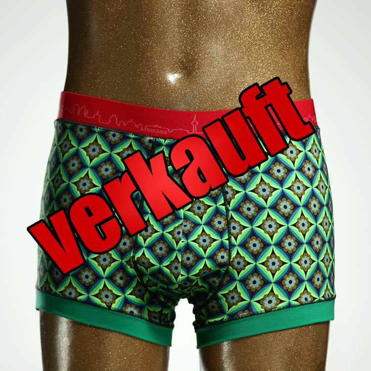 ökologischer sexy gemusterter süßer Herrenshort, Unterwäsche aus Biobaumwolle für Herren
