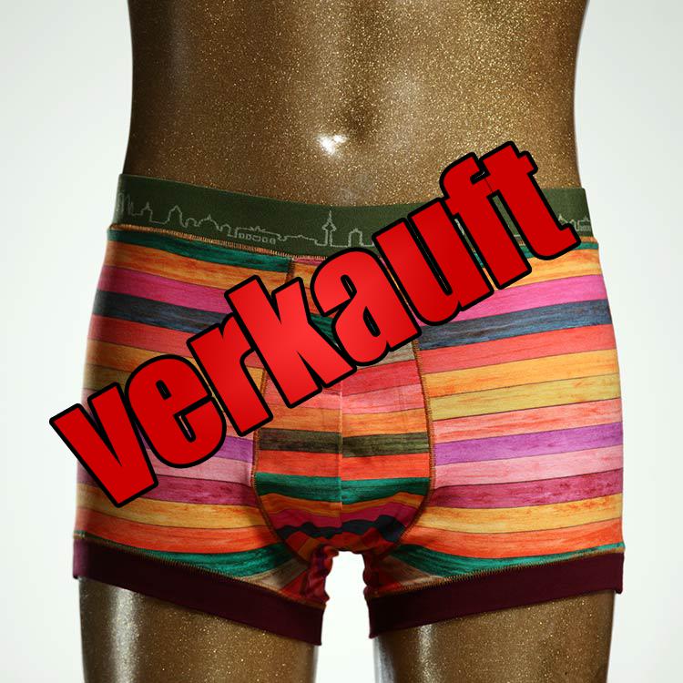 attraktiver farbiger bunter nachhaltiger Herrenshort, Unterwäsche aus Biobaumwolle für Herren