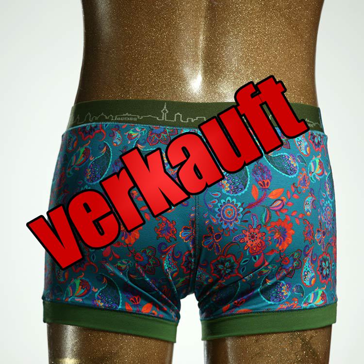 schöner günstiger bunter  Herrenshort, Unterwäsche aus Biobaumwolle für Herren