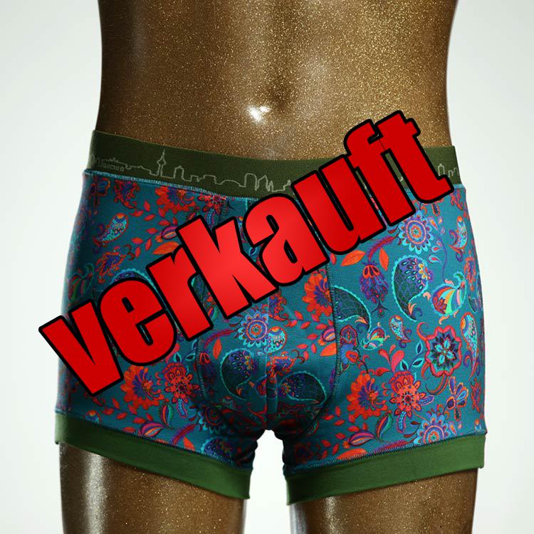 schöner günstiger bunter  Herrenshort, Unterwäsche aus Biobaumwolle für Herren