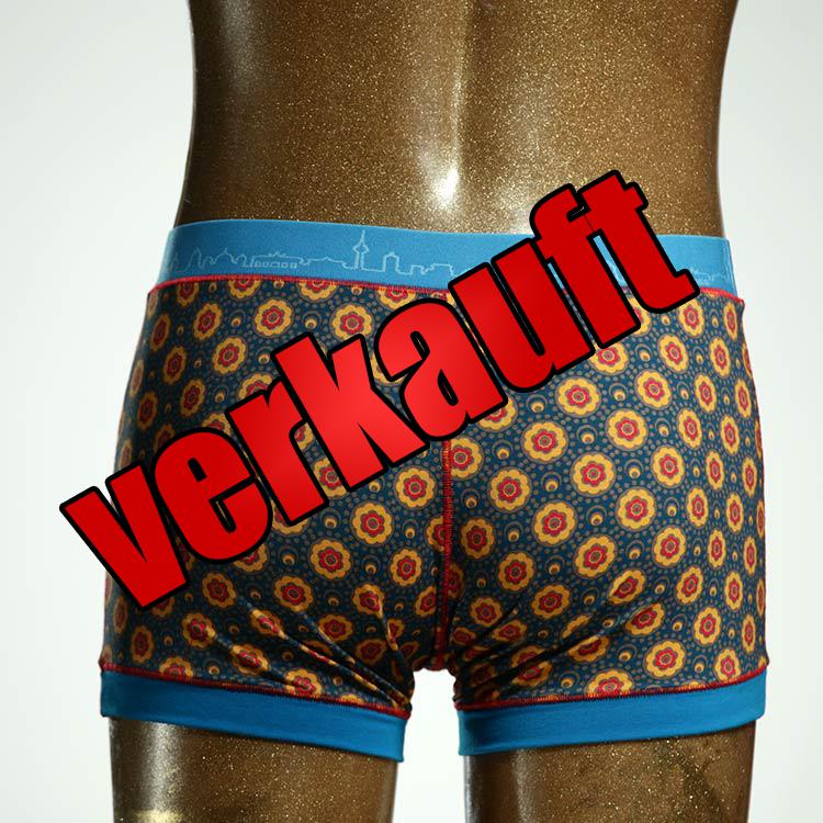 handgemachter bunter günstiger  Herrenshort, Unterwäsche aus Biobaumwolle für Herren