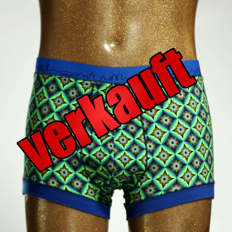 süßer sexy nachhaltiger gemusterter Herrenshort, Unterwäsche aus Biobaumwolle für Herren