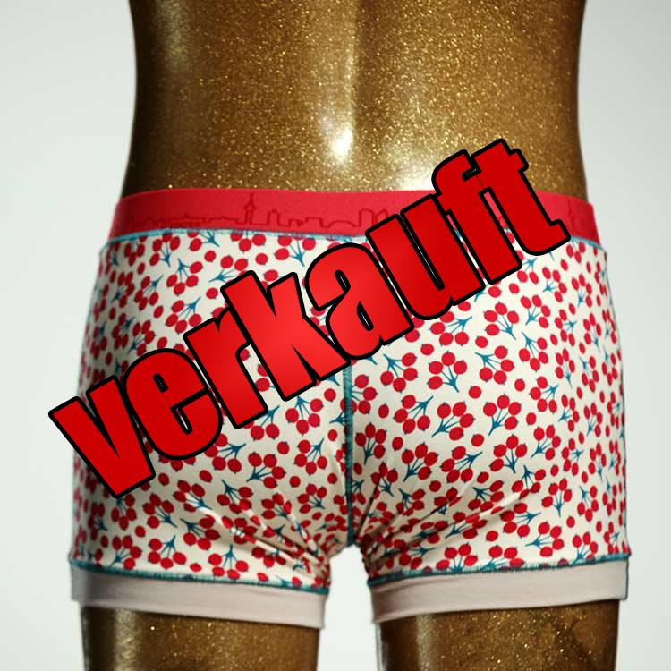 bunter nachhaltiger gemusterter attraktiver Herrenshort, Unterwäsche aus Biobaumwolle für Herren