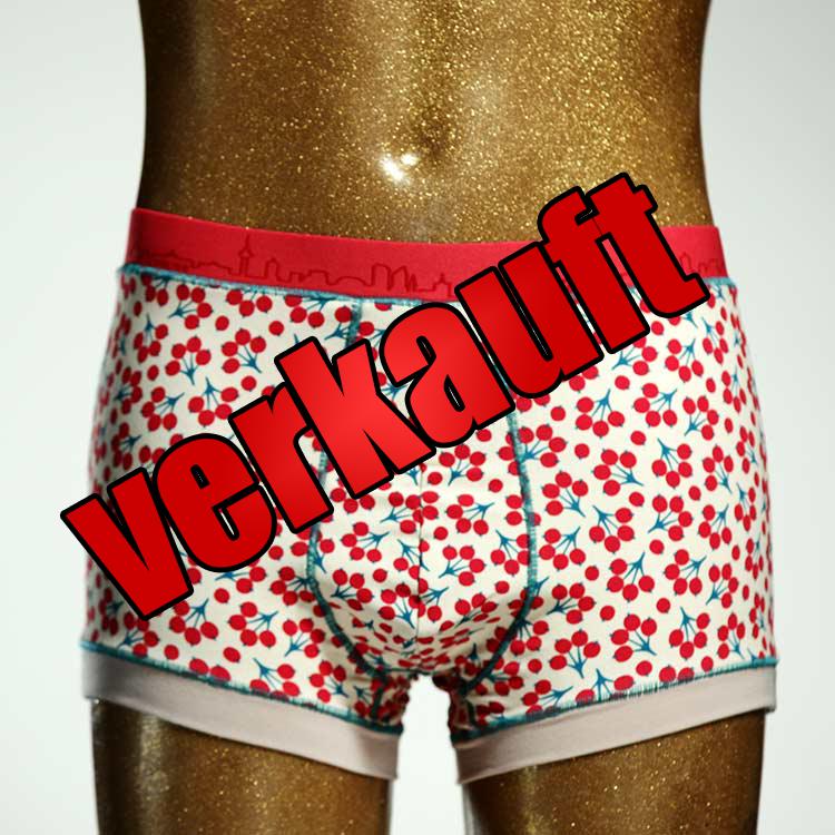 bunter nachhaltiger gemusterter attraktiver Herrenshort, Unterwäsche aus Biobaumwolle für Herren