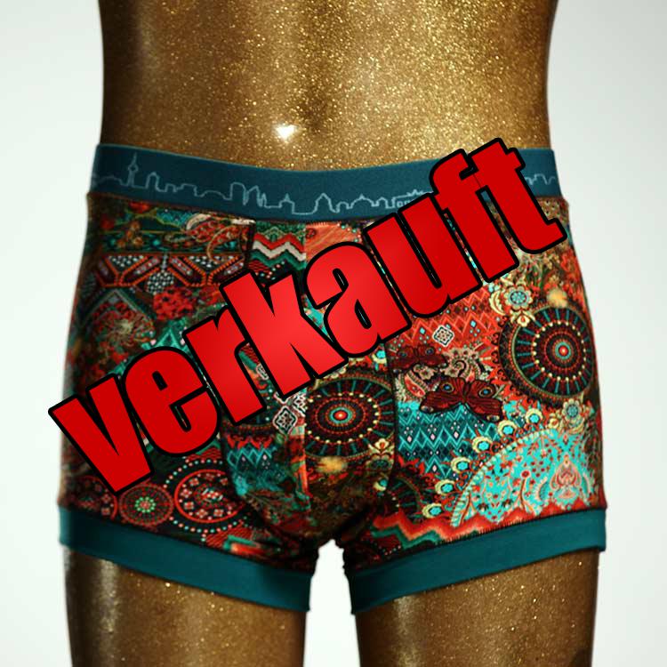 sexy farbiger gemusterter attraktiver Herrenshort, Unterwäsche aus Biobaumwolle für Herren