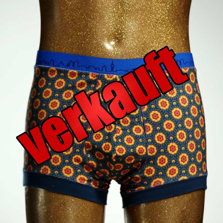 farbiger gemusterter schöner  Herrenshort, Unterwäsche aus Biobaumwolle für Herren