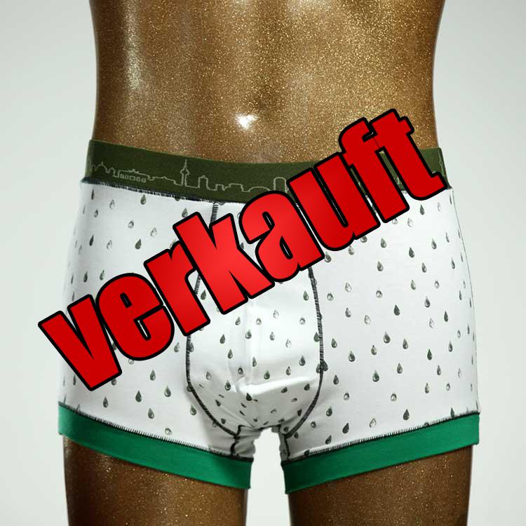 bequemer handgemachter preiswerter sexy Herrenshort, Unterwäsche aus Biobaumwolle für Herren