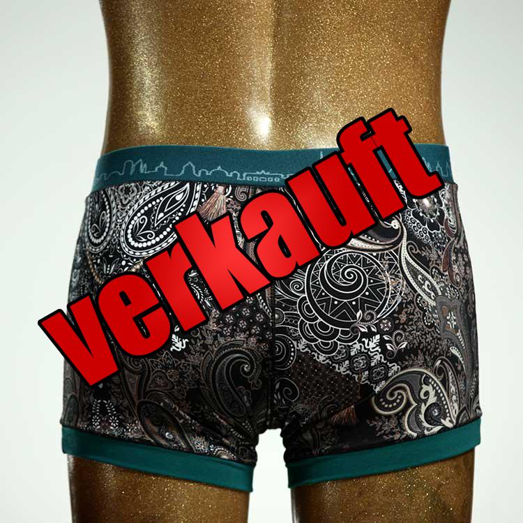 gemusterter bequemer sexy nachhaltiger Herrenshort, Unterwäsche aus Biobaumwolle für Herren