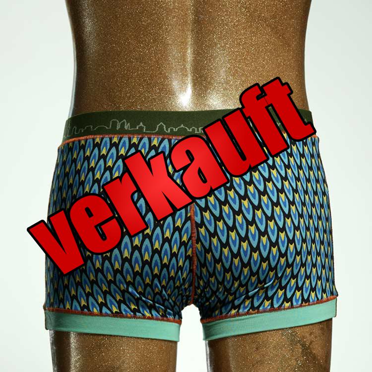 schöner handgemachter günstiger bequemer Herrenshort, Unterwäsche aus Biobaumwolle für Herren