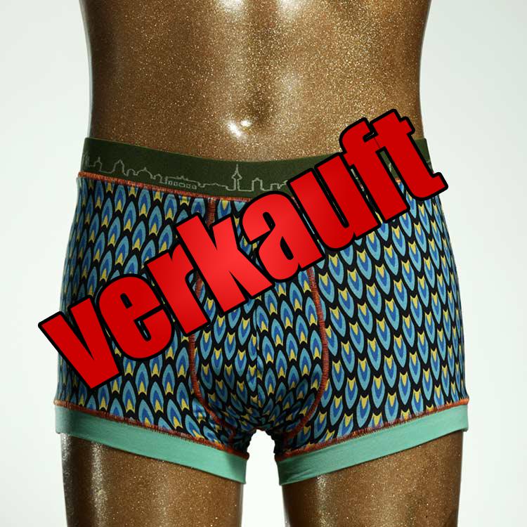 schöner handgemachter günstiger bequemer Herrenshort, Unterwäsche aus Biobaumwolle für Herren