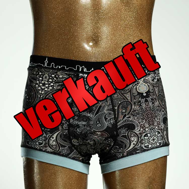handgemachter bunter süßer  Herrenshort, Unterwäsche aus Biobaumwolle für Herren