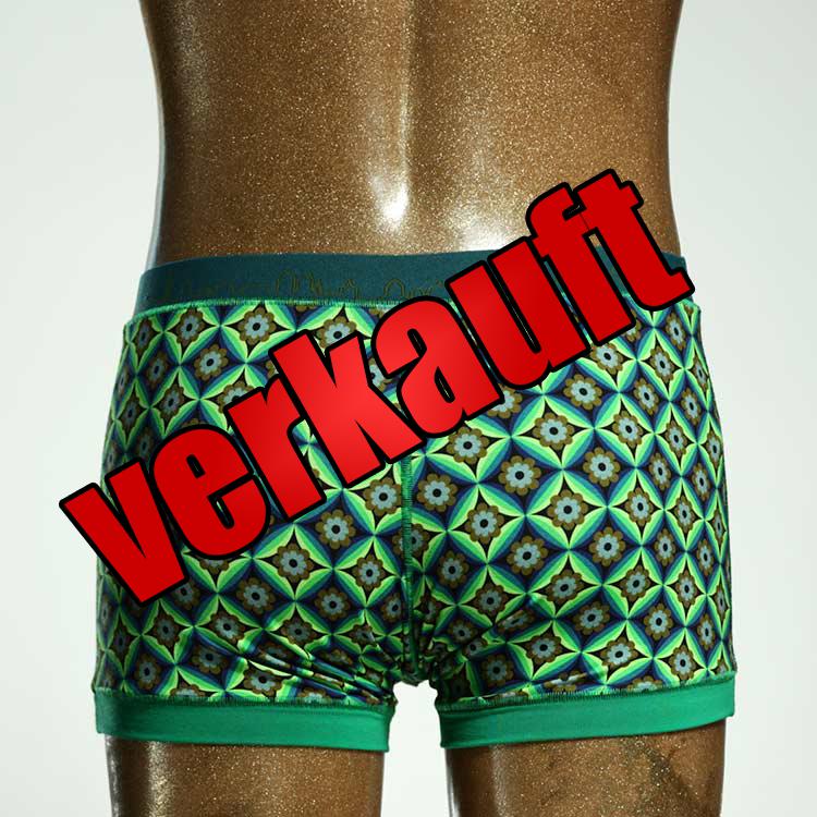 bunter  attraktiver gemusterter Herrenshort, Unterwäsche aus Biobaumwolle für Herren