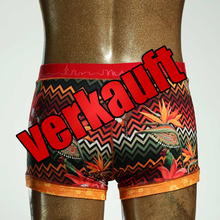 farbiger bunter nachhaltiger günstiger Herrenshort, Unterwäsche aus Biobaumwolle für Herren