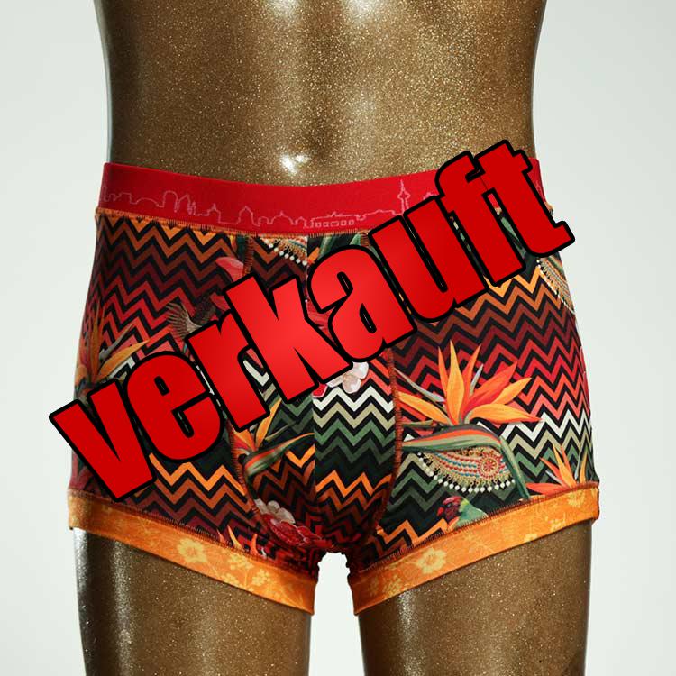 farbiger bunter nachhaltiger günstiger Herrenshort, Unterwäsche aus Biobaumwolle für Herren