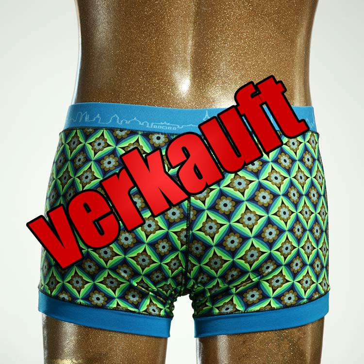 gemusterter bunter bequemer schöner Herrenshort, Unterwäsche aus Biobaumwolle für Herren