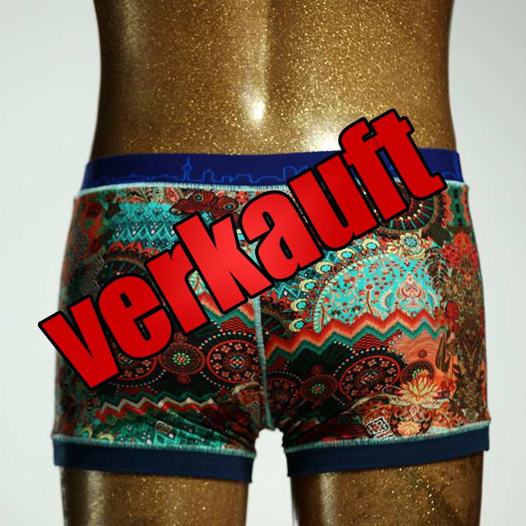 sexy bunter nachhaltiger  Herrenshort, Unterwäsche aus Biobaumwolle für Herren