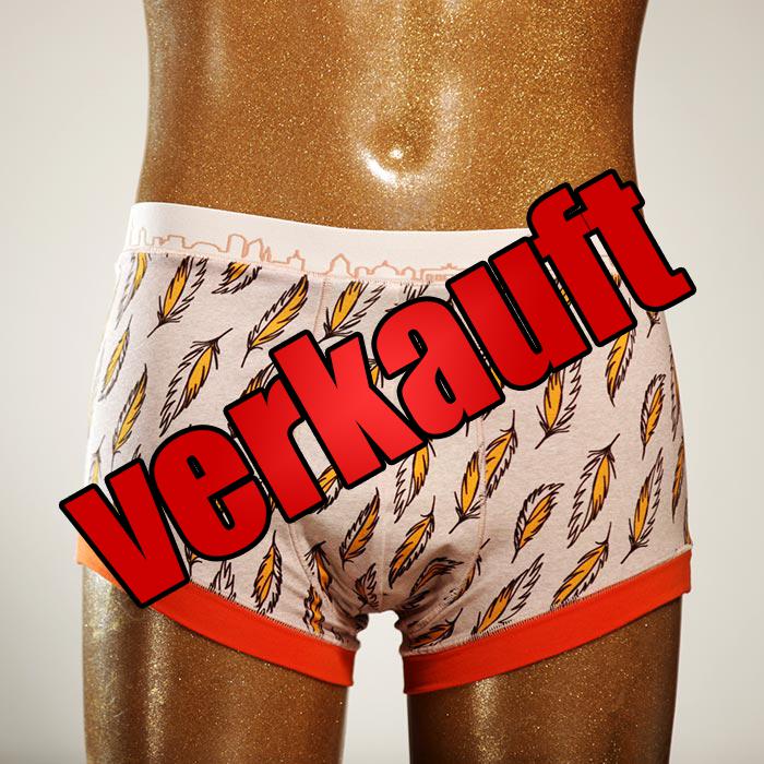 ökologischer gemusterter handgemachter bequemer Herrenshort, Unterwäsche aus Biobaumwolle für Herren