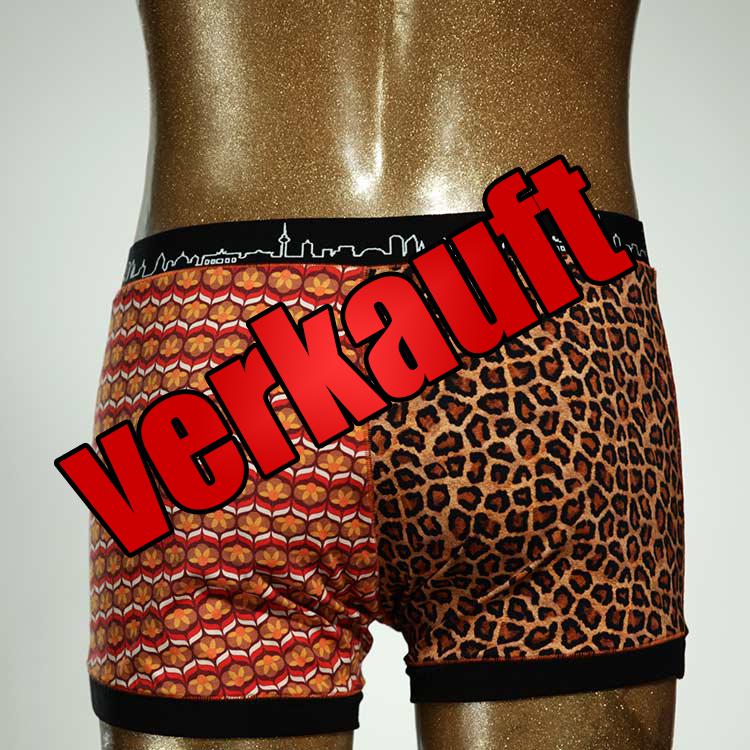 ökologischer bunter farbiger bequemer Herrenshort, Unterwäsche aus Biobaumwolle für Herren