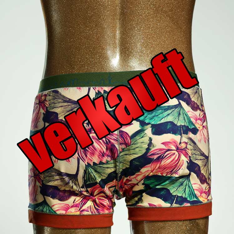 bunter preiswerter günstiger schöner Herrenshort, Unterwäsche aus Biobaumwolle für Herren