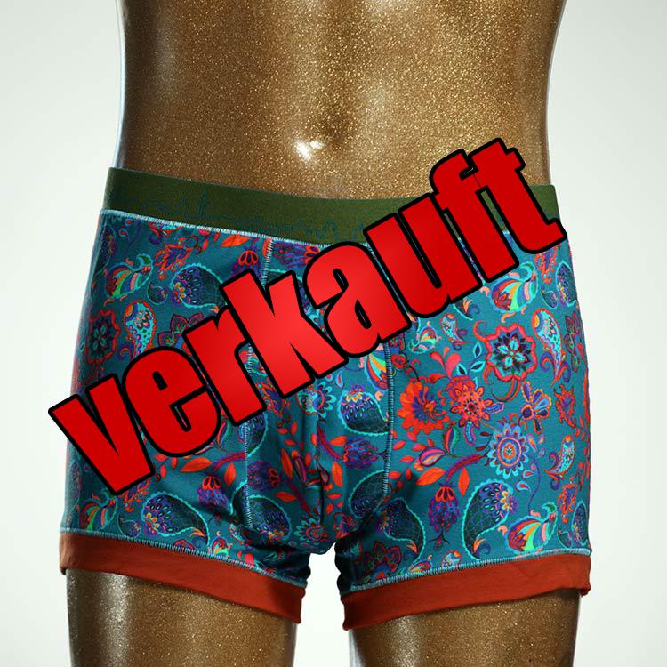 günstiger schöner gemusterter sexy Herrenshort, Unterwäsche aus Biobaumwolle für Herren