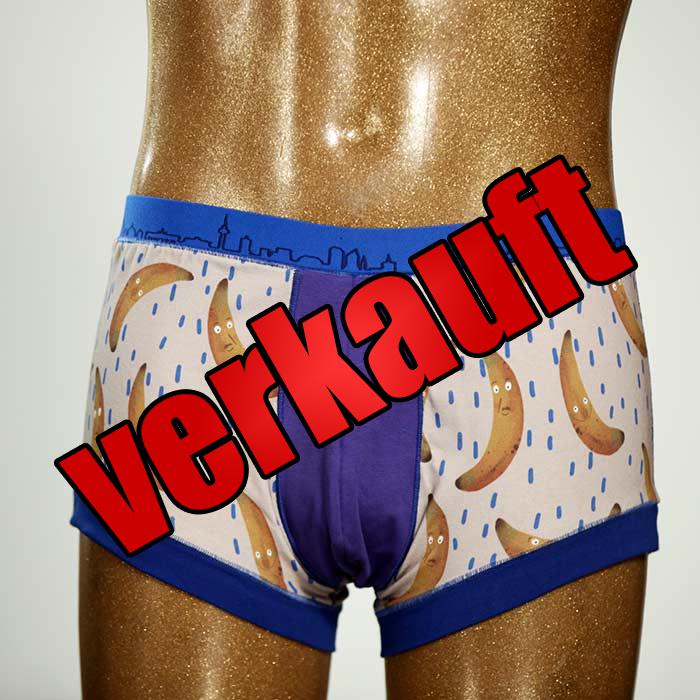 bunter günstiger preiswerter farbiger Herrenshort, Unterwäsche aus Biobaumwolle für Herren