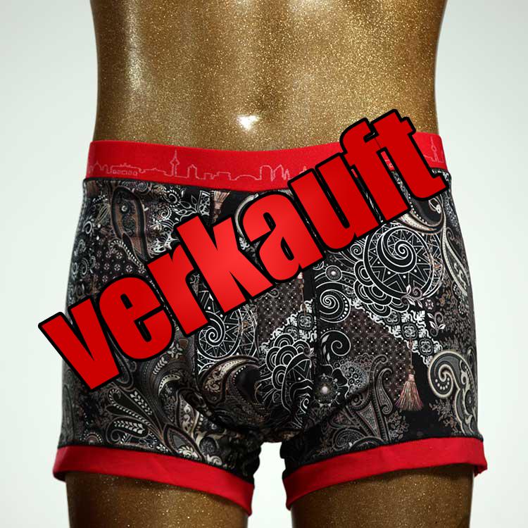 farbiger nachhaltiger handgemachter  Herrenshort, Unterwäsche aus Biobaumwolle für Herren