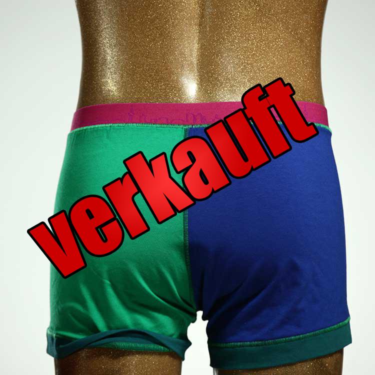 günstiger bunter  schöner Herrenshort, Unterwäsche aus Biobaumwolle für Herren