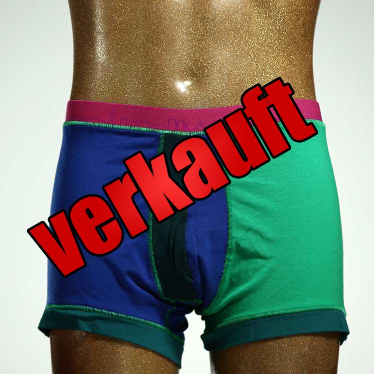 günstiger bunter  schöner Herrenshort, Unterwäsche aus Biobaumwolle für Herren