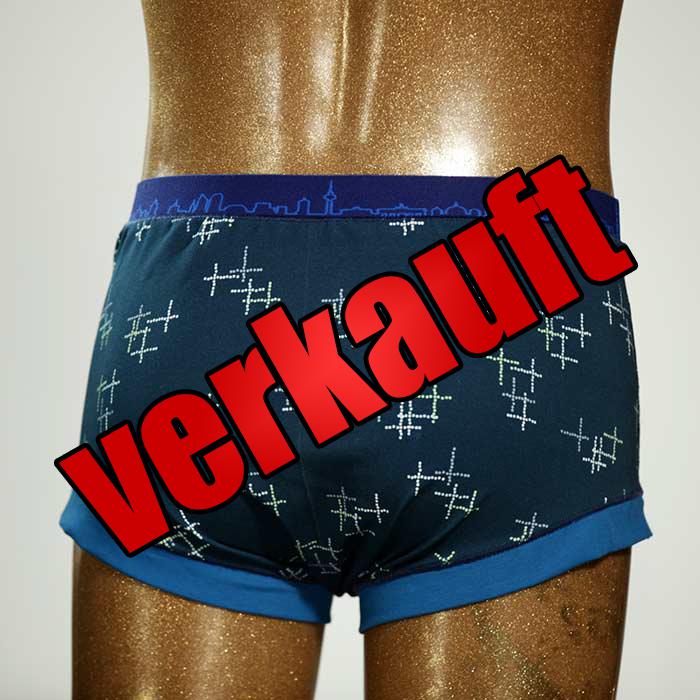 gemusterter süßer  sexy Herrenshort, Unterwäsche aus Biobaumwolle für Herren