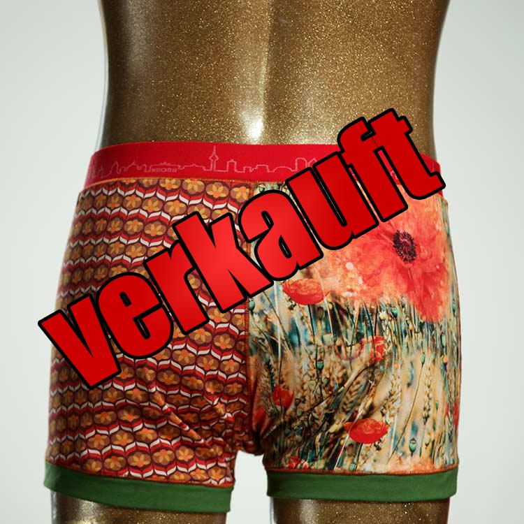 gemusterter süßer  ökologischer Herrenshort, Unterwäsche aus Biobaumwolle für Herren