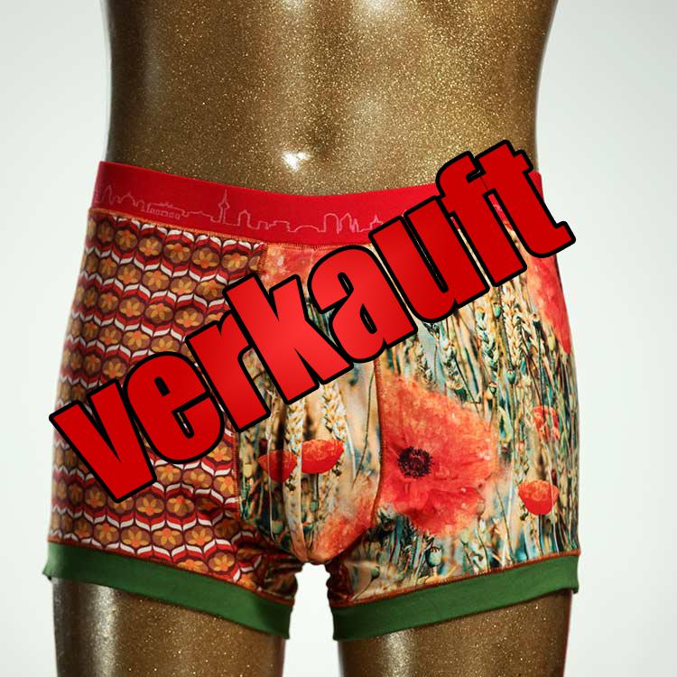 gemusterter süßer  ökologischer Herrenshort, Unterwäsche aus Biobaumwolle für Herren